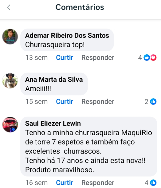 Depoimento de cliente